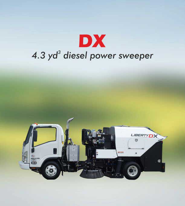 LIBERTY DX -  The most high-performance parking lot sweepers