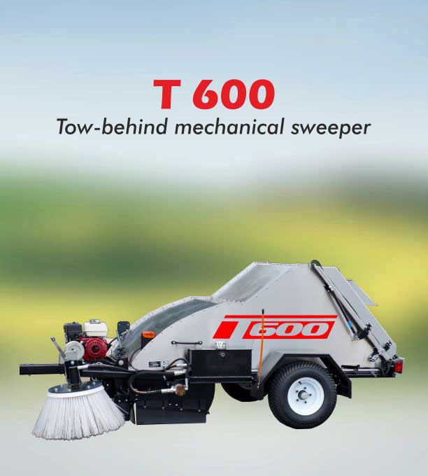 T 600 - Trailer-mounted mechanical sweeper