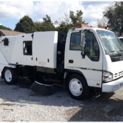Used parking lot street sweeper for sale tymco 435 