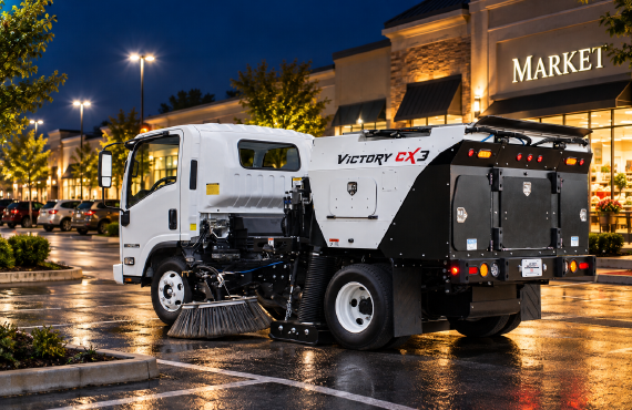 The Victory CXi - Parking Area Sweeper